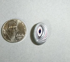 Fordite Cabochon, Good Height,  Domed Oval, Happy Agate Studio, EB54