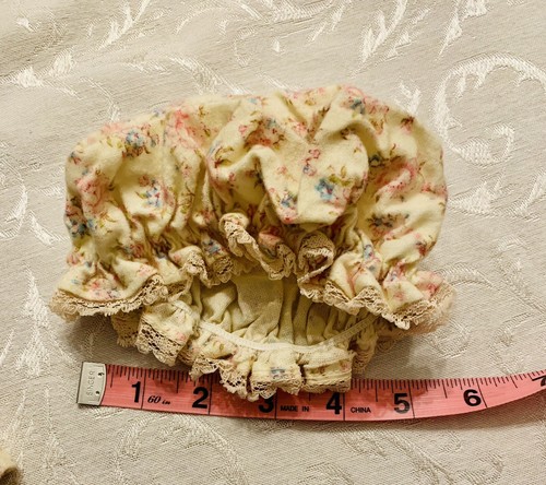 Vintage Med Doll Clothing Nightgowns Mickey Mouse Night Caps Floral no tags - Picture 18 of 21