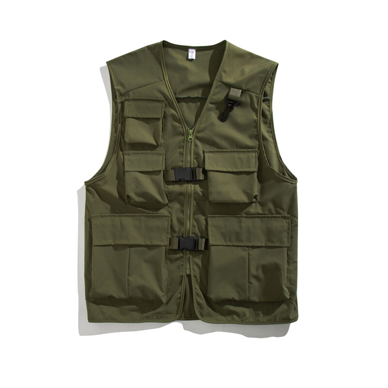 cft. big pocket skirt vest 新品未使用タグ付 Men Women Cargo Waistcoat Gilet Multi Pocket Sleeveless