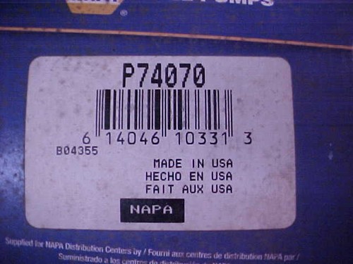 Napa fuel pump P7407 - Foto 2 di 6