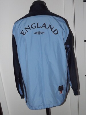 2002-03 England Umbro Track Jacket Training (M) Shirt Jersey