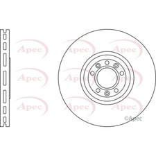 Apec Front Brake Disc DSK2882 - OE High Quality Precision Engineered Part