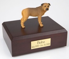 Bull Mastiff Pet Funeral Cremation Urn Available in 3 Different Colors 4 Sizes