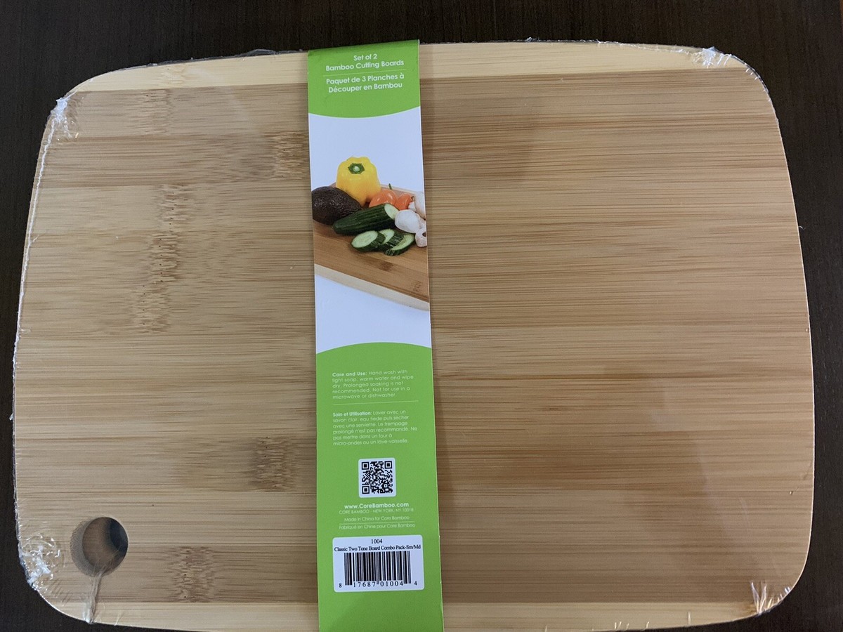 キヨBob Reeves クラシカルシリーズ 1/2C TP Corセット Core Bamboo Classic Two Tone Cutting Board Set Small/Medium New In