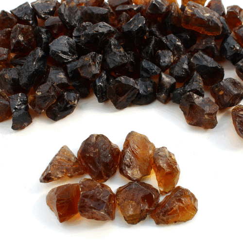 10 pezzi quarzo birra naturale non trattato grado sfaccettato 18 mm-28 mm pietre preziose sfuse grezze - Foto 16 di 24