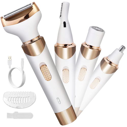 4 in 1 Electric Razors for Women Bikini Shaver for Women Pubic Hair,Portable fo