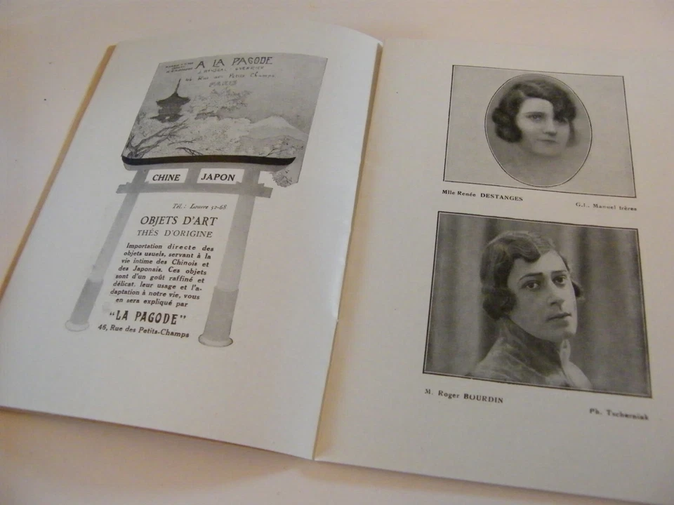 Programm Nationaltheater Der Komischen Oper 1927 La Vie De Bohème Paillasse - Bild 3 von 3