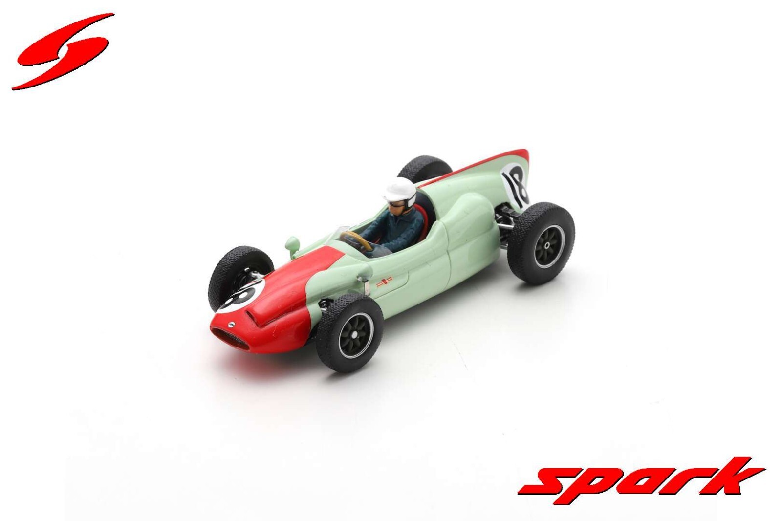 Voiture de collection miniature Cooper T51 Spark en résine haut de gamme 1/43