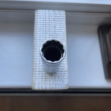 Snap-on Tools USA 3/8" Drive 16mm Metric 12 Point Deep Chrome Socket SFM16