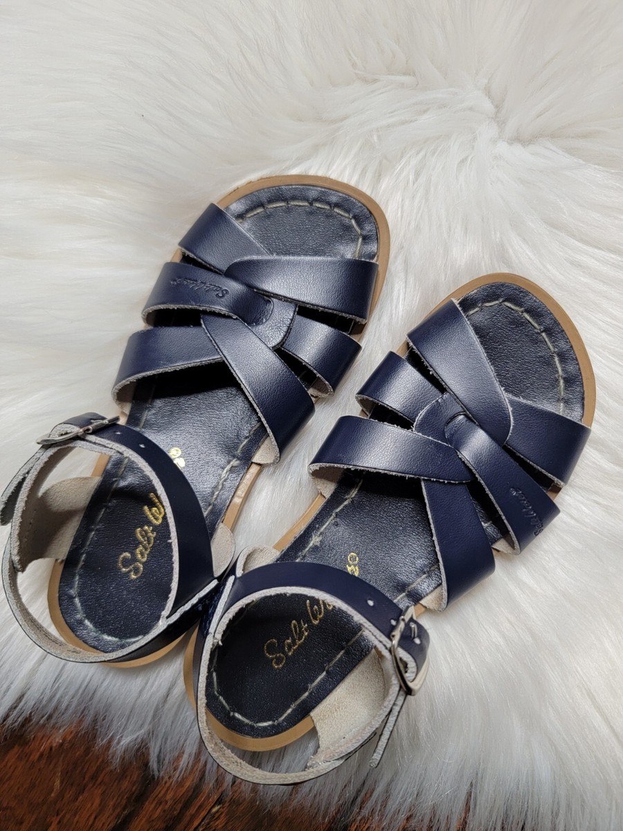【新品】NAVY size12 ソルトウォーター saltwater Salt Water Sandals Original Navy Blue Kids / Girls Size 12