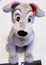 Lady  The Tramp Dog 13  Plushie Toy Disney World Stuffed Animal Vintage Stuffie
