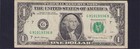 US Bank Note $1 Dollar Bill Fancy Birthday Anniversary Serial Number G 91019336 — photo 1