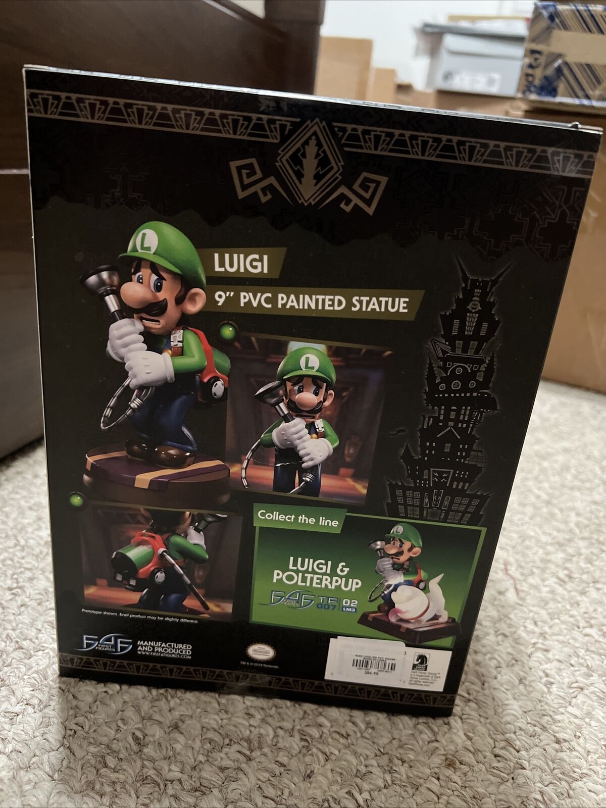 Luigi's Mansion 3 - Luigi & Polterpup 9 PVC Painted Statue