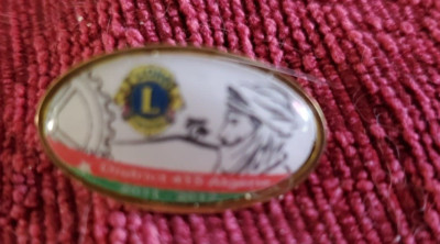 Lions Club Pin District 415 Algeria