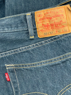 Levi Strauss 501XX Men's Jeans Straight Pants Button Fly W42 L32