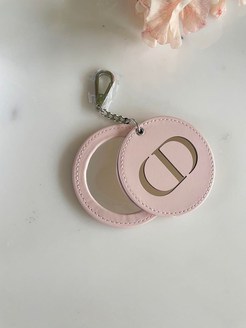 Christian Dior Birthday Gift Logo Perfume Atomizer & Mirror Set w