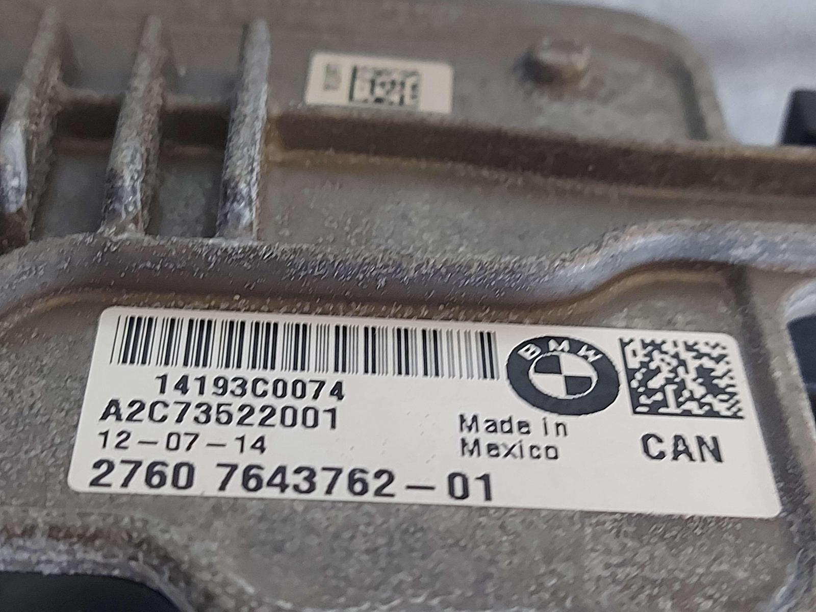 12-15 BMW X1 Transfer Case 2.0L 28IX 2760-7643762 A2C73522001 93K 