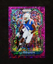 2020 Panini Prizm - CJ Henderson - Rookie No Huddle Purple SSP /35