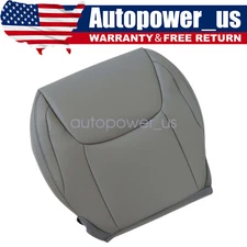 For 2004-2010 Toyota Sienna Driver Bottom Replacement Leather Seat Cover Gray
