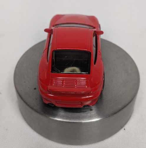 Scatola fiammiferi vintage 1:58 rossa Porsche 911 Turbo #9, 2001, - Foto 4 di 5