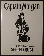 Captain Morgan Spiced Rum 8.5" x 11" Custom Stencil FAST FREE SHIPPING