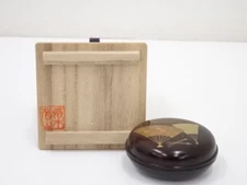 4922302: JAPANESE TEA CEREMONY / KOGO(INCENSE CONTAINER) / MAKI-E LACQUER / ARTI