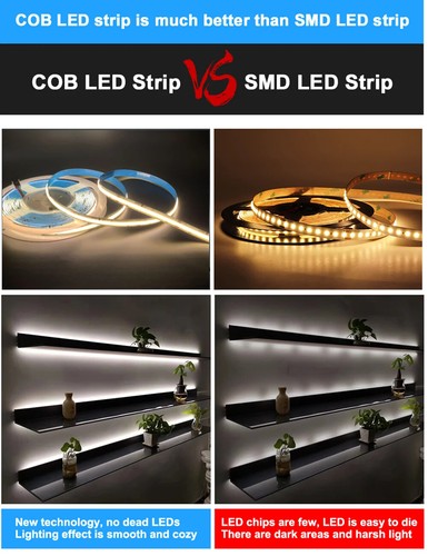 WS2811 COB Running Water Flowing LED Strip 24V 360LEDs/m Horse Race LED Tape Set - Picture 21 of 33