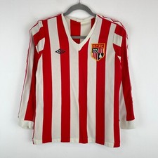 Stoke City 1977/1983 Umbro Home Vintage Football Soccer Jersey Boys Long Sleeve