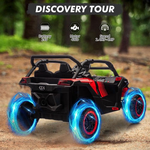 Can-Am 24V Ride on UTV Car Electric Toys 4WD Off-Road Quad, Best Gift for Kids - Picture 138 of 288
