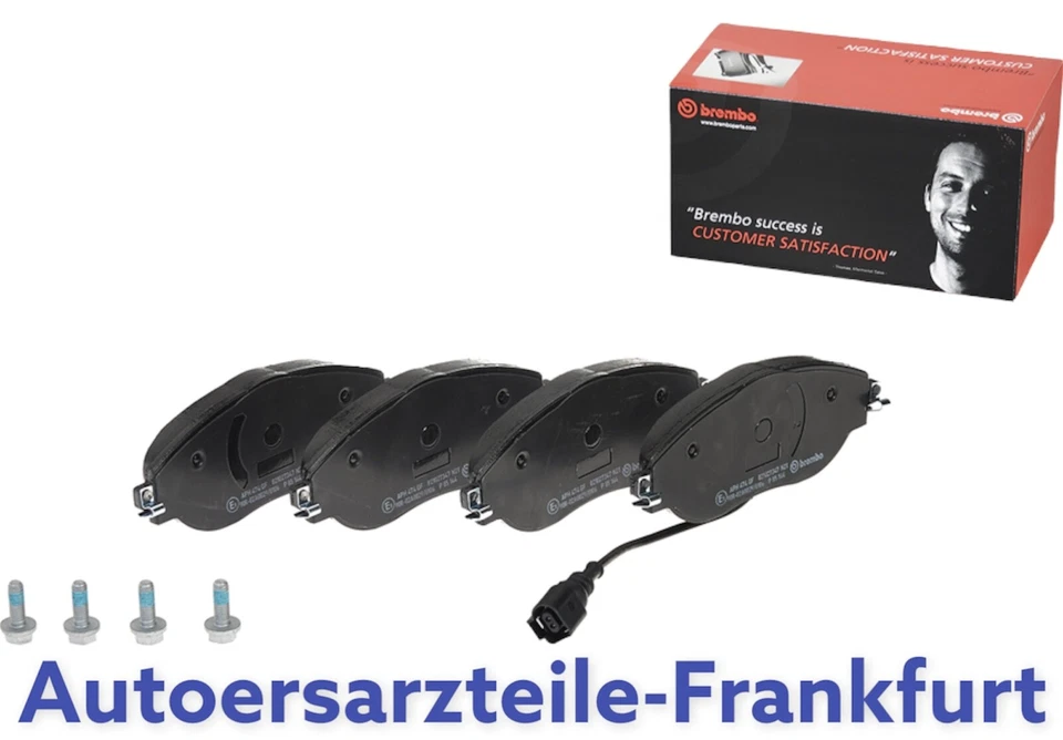 BREMBO Bremsbeläge VORNE AUDI A3 Q2 VW GOLF 7 GTI PASSAT B8 TIGUAN SKODA SUPERB - Bild 2 von 4