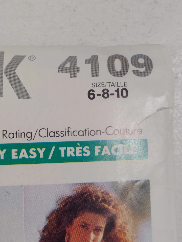 Top Shirt Shorts Capri Pants Sash 6 8 10 Butterick 4109 Sewing Pattern UC Easy - Image 2 of 4