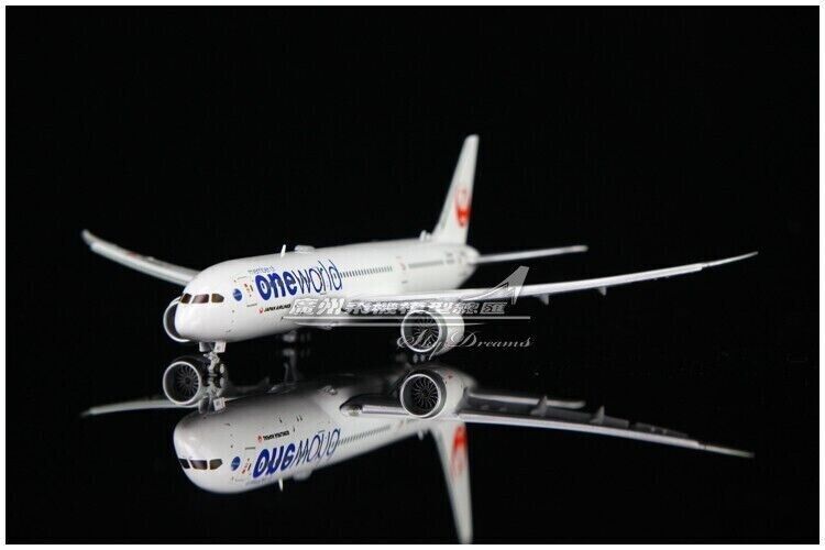 1:400 JC Wings JAPAN AIRLINE Oneworld BOEING 787-9 Plane Flap Down