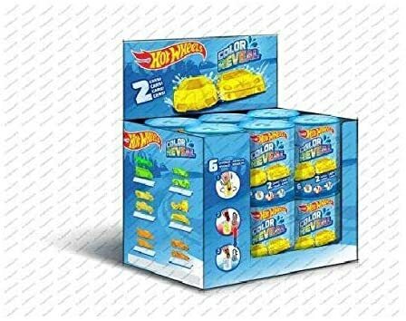 Hot Wheels 900 HBN63 EA Hotwheels Colour Reveal 2 упаковки CDU, разноцветные