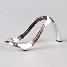 2 Pcs PVC Smoking Stand Holder Plastic Display Rack for 1 Tobacco Pipe Silver