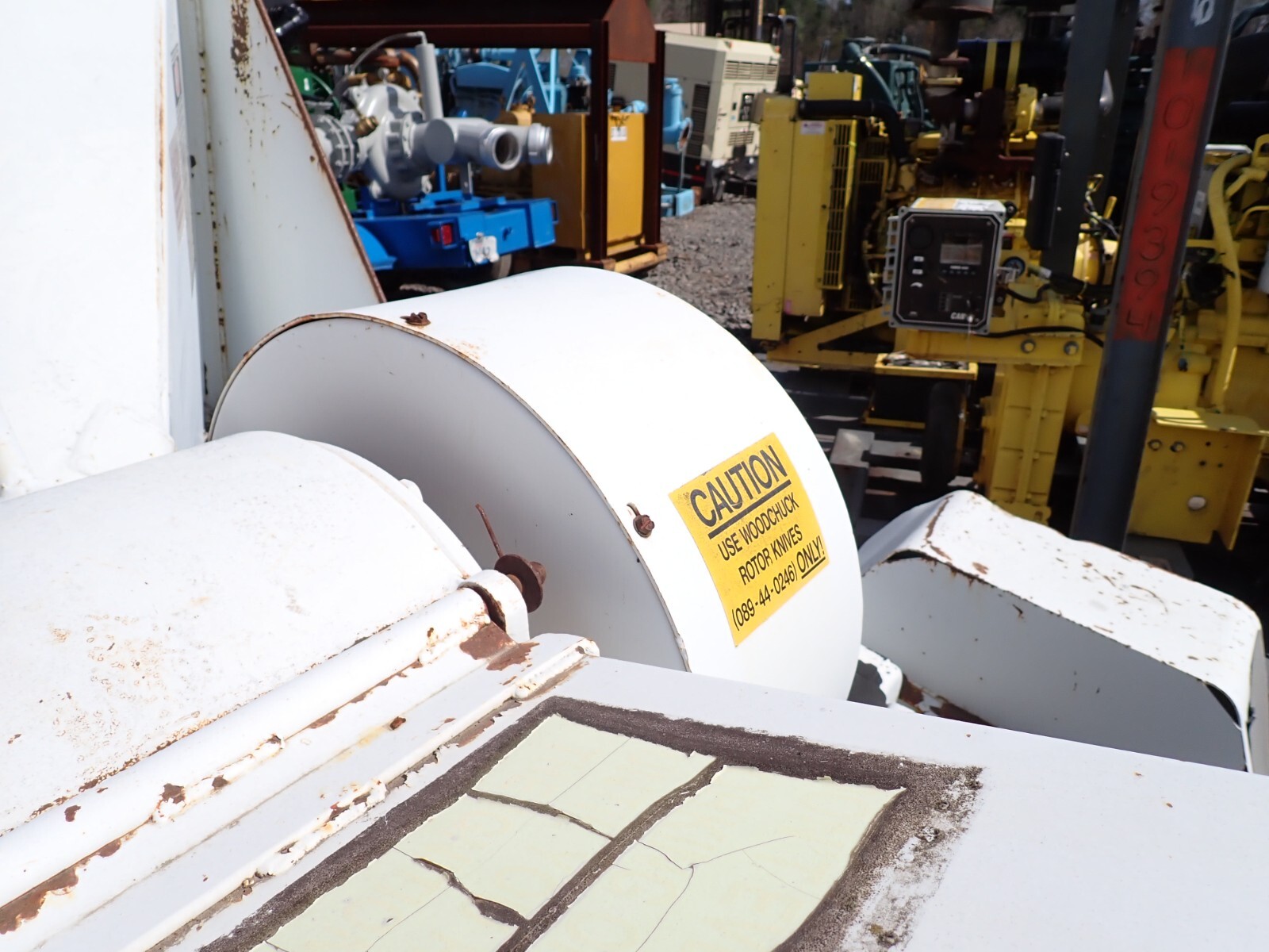 Woodchuck WC12 12" Wood Chipper RUNS MINT! DEUTZ DIESEL Towable eBay