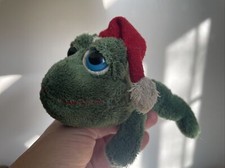 Russ Lil Peepers Christmas Frog 6" Big Eyes Rare