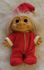 Vintage Russ Troll Santa in Union Suit 8.5 inches