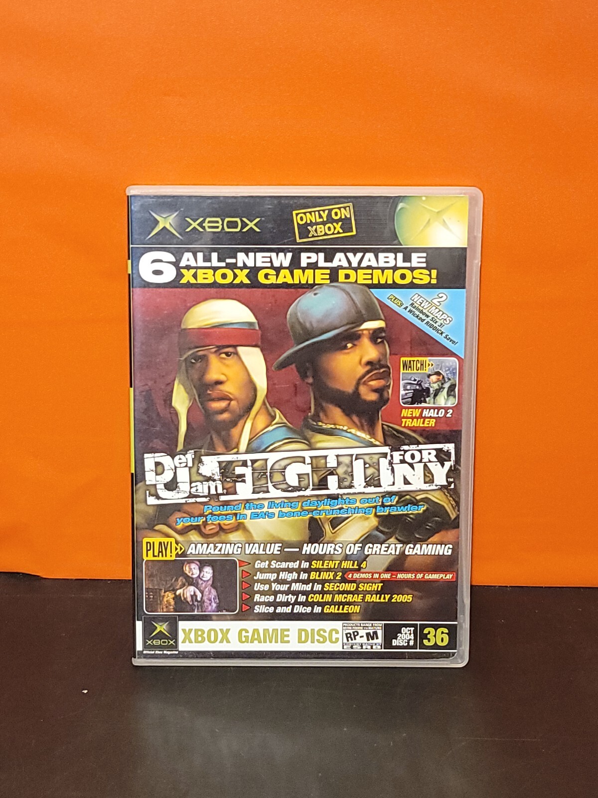 Official Xbox Game Disc #36 Def Jam Dight For NY Demo Disc