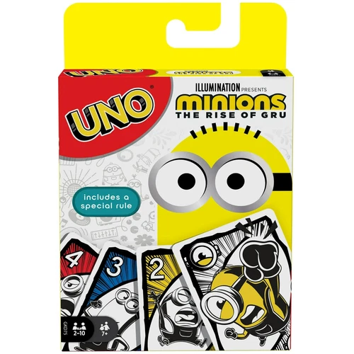 NEW UNO Minions: The Rise of Gru Card Game – Fun Family Game, Kids Gift!
