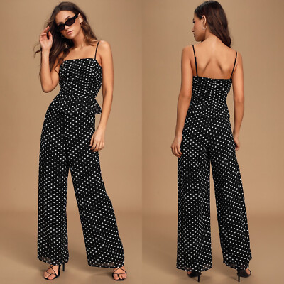 Lulu's Show them Up black floral embroidered pelum wide leg