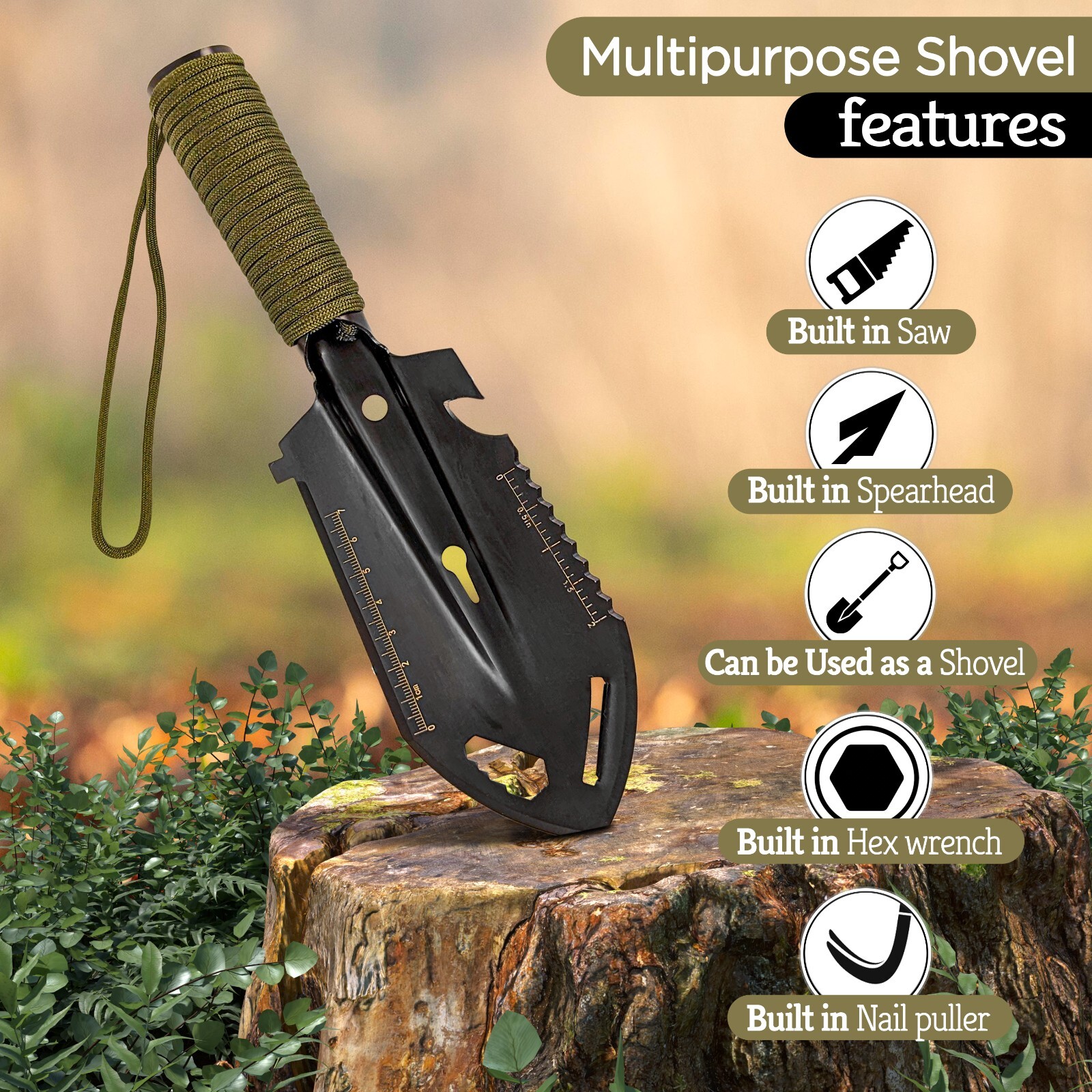 Multipurpose Lightweight Hiking Camping Trowel eBay