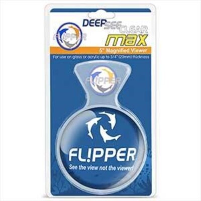 Flipper DeepSee MAX Aquarium Lupe magnetisch bis 20mm Glas, 12,5cm Sichtbereich
