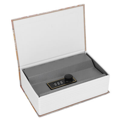 Reset Code Household Valuables Protection Mini Security Box With Lock - Portable Iron Safe For Cash, Jewelry & Valuables Household Money Safe Book Shaped Lock Box - View #5