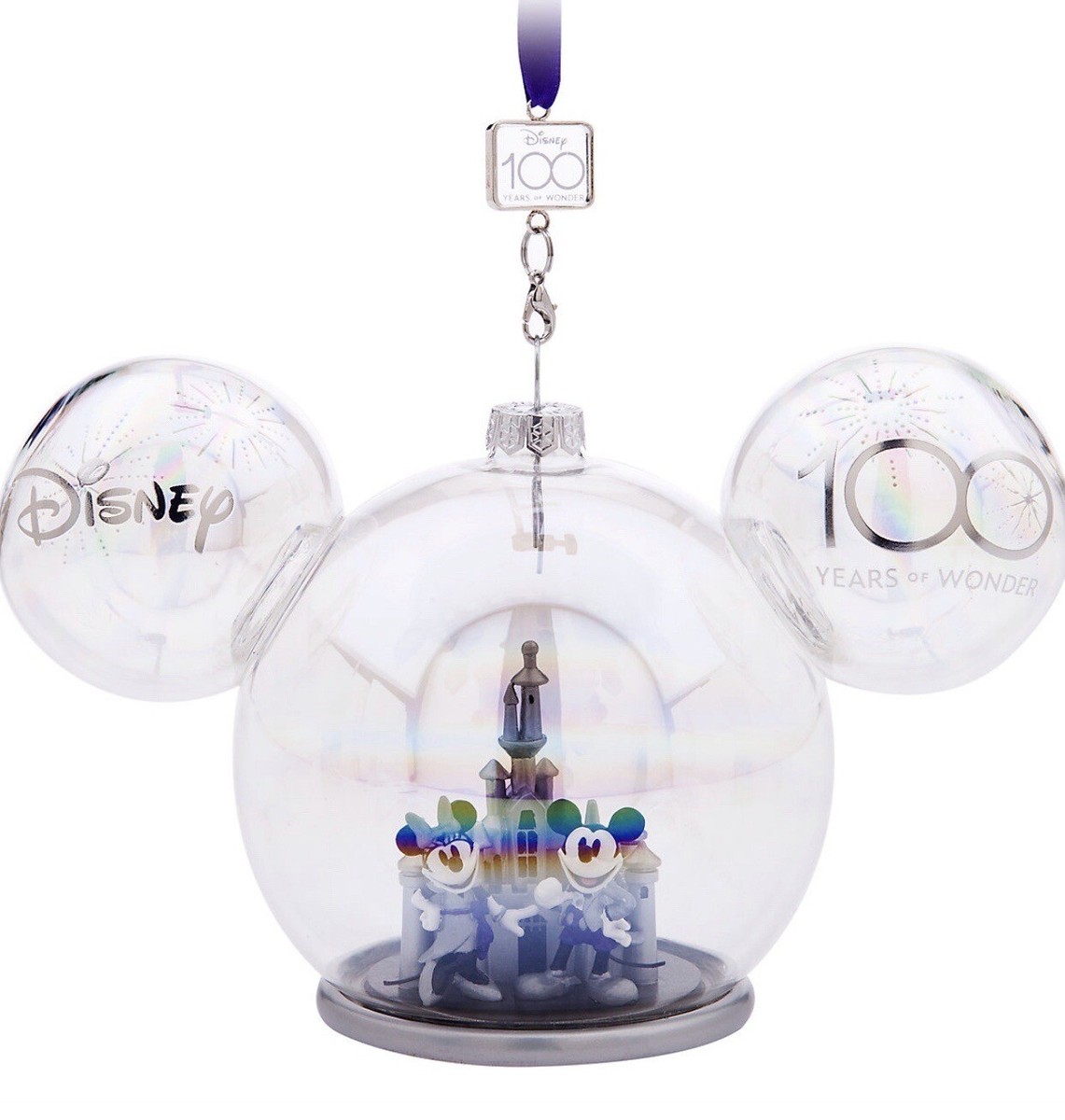 USディズニー Mickey Minnie【新品】リングケースオーナメント　2点 Amazon.com: Disney Mickey and Minnie Mouse Glass Dome