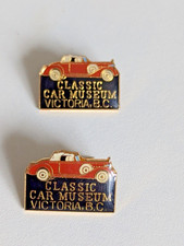 Classic Car Museum Victoria British Columbia Pin Badge Lapel x2
