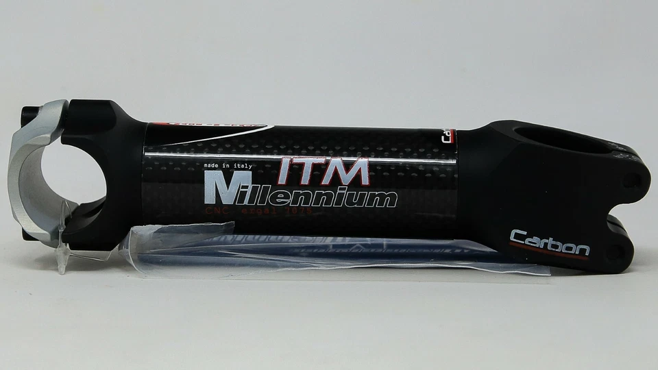 NOS ITM MILLENNIUM CARBON AHEAD STEM 140mm 1"+1/8 25.4mm VINTAGE THREADLESS - Image 3 of 4