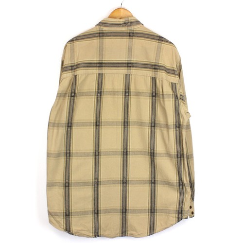 Camisa para hombre WRANGLER talla M ajuste regular marrón algodón bolsillos e... - Imagen 2 de 7