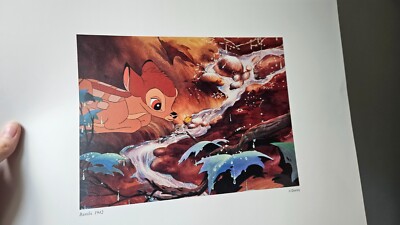 Zwei Bambi 1942 Kunstdruck Disney 4815 London Art Group