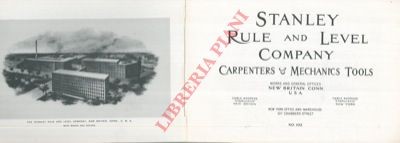 Stanley Rule and Level Company. USA - Schreiner & Mechaniker Werkzeug.