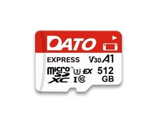 DATO Express 512GB microSDXC NVMe Card, PCIe Gen3 x1, Up to 800/700MB/s, U3 V30